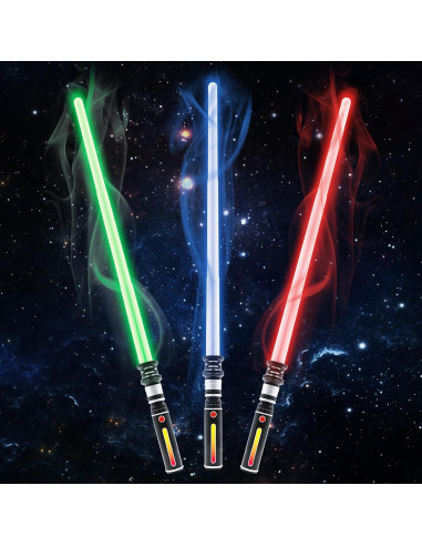 3 Sables de Luz con Sonido FX SAIYUE para Niños 43-84 cm