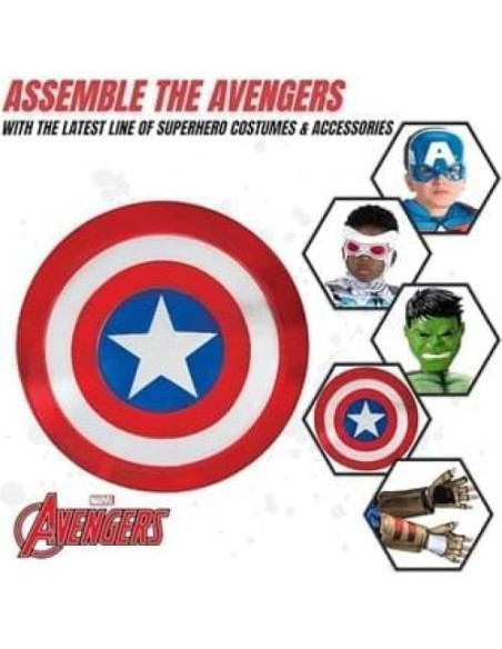 Escudo Capitán América Jazwares 30 cm - Disfraz Halloween