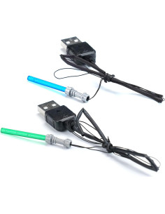 Luz de Sable Compatible con Lego BrickBling - Azul y Verde 2