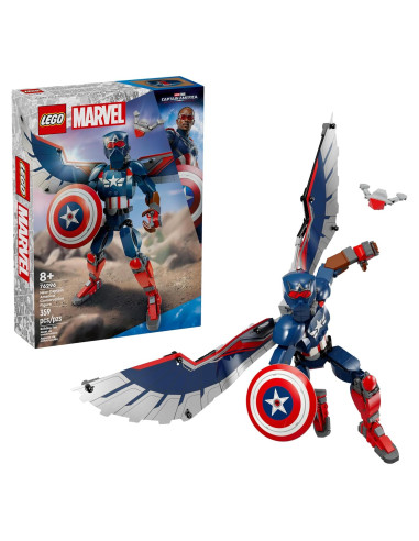 LEGO Marvel Capitán América 76296 - Figura Construible 28 cm