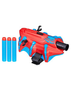 Lanzador Thwip-Tech Spider-Man Hasbro con 3 Dardos NERF