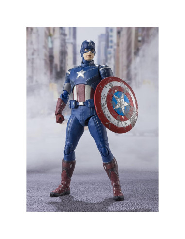 Figura de Acción Capitán América Bandai S.H.Figuarts 15cm