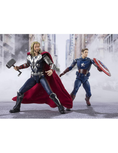 Figura de Acción Capitán América Bandai S.H.Figuarts 15cm