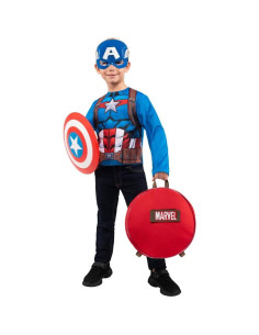 Paquete de Superpoderes Capitán América Marvel - Mochila 30.48 cm 2