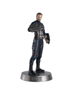 Figura de Metal Capitán América Eaglemoss 10 cm Colección Marvel