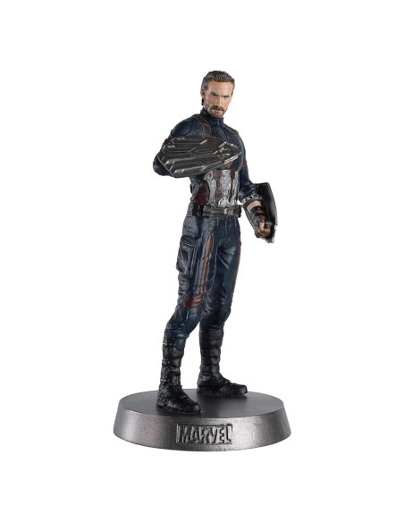 Figura de Metal Capitán América Eaglemoss 10 cm Colección Marvel