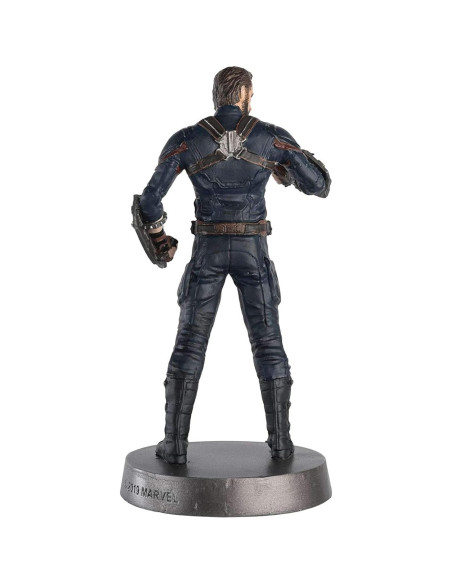 Figura de Metal Capitán América Eaglemoss 10 cm Colección Marvel