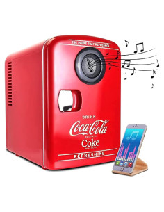 Mini Refrigerador Koolatron Bluetooth 4L Portátil Rojo