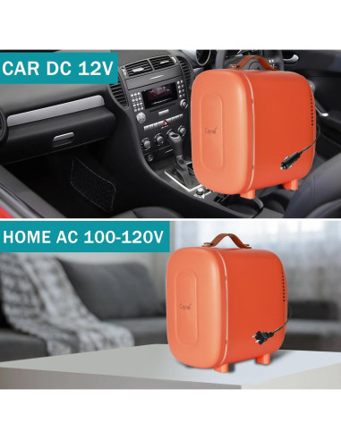CAYNEL Mini Nevera Portátil 4L Enfriador y Calentador