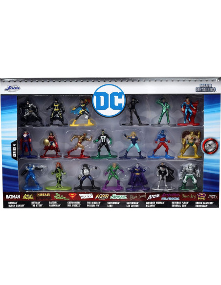 Figuras Coleccionables DC Jada Toys 20-Pack Metal 4,19 cm Figuras Coleccionables DC Jada Toys 20-Pack Metal 4,19 cm