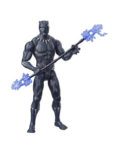 Figura de acción Pantera Negra Marvel 16.5 cm con lanza