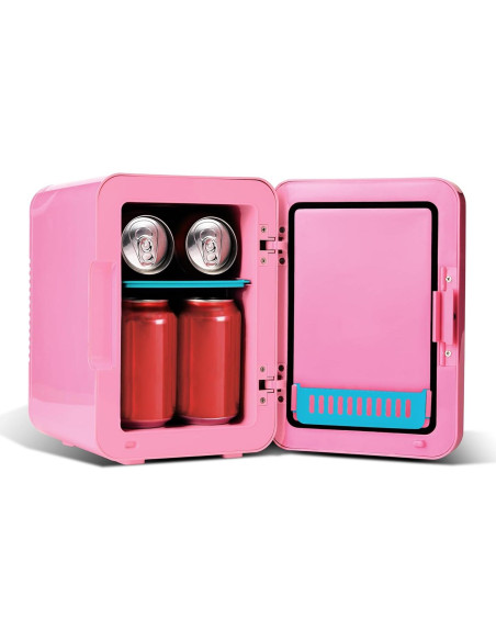 Mini Nevera Ukonic Hello Kitty 4L 6 Latas Rosa
