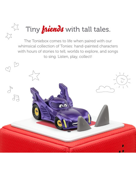 Figurita de audio Tonies Bam Batwheels DC - 5 historias Figurita de audio Tonies Bam Batwheels DC - 5 historias