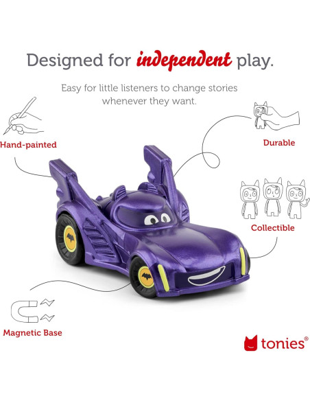 Figurita de audio Tonies Bam Batwheels DC - 5 historias Figurita de audio Tonies Bam Batwheels DC - 5 historias