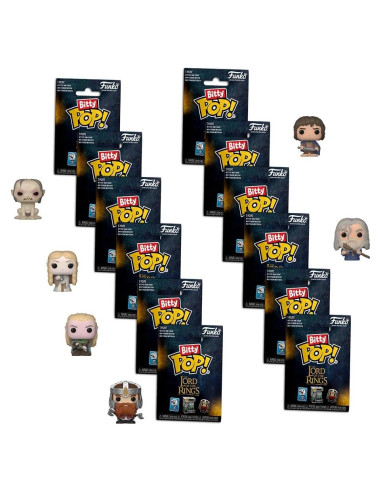 Funko Pop! Bitty Singles - El Señor de los Anillos - 12 Piezas