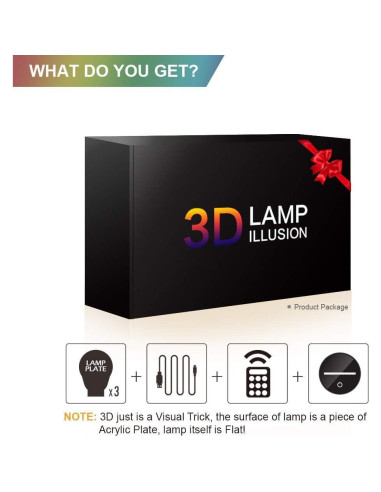 Luz Nocturna 3D Manco Star Wars 16 Colores y 3 Patrones