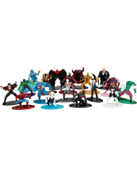 Figuras Marvel Spider-Man Jada Toys Paquete 18 Metal 4,19 cm Figuras Marvel Spider-Man Jada Toys Paquete 18 Metal 4,19 cm