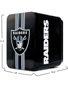 Mini Nevera Ukonic 4L Las Vegas Raiders Compacta 2