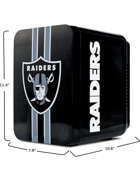 Mini Nevera Ukonic 4L Las Vegas Raiders Compacta