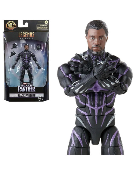 Figura de Acción Black Panther Marvel 15 cm con Accesorios Figura de Acción Black Panther Marvel 15 cm con Accesorios