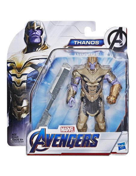 Figura Deluxe Guerrero Thanos Marvel 15.24 cm