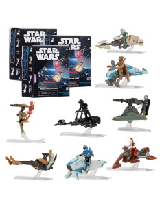 Star Wars Micro Galaxy Scout - Caja Sorpresa 3 Vehículos