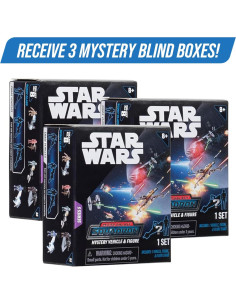 Star Wars Micro Galaxy Scout - Caja Sorpresa 3 Vehículos 2