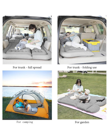 Colchón de Aire SUV SAYGOGO AM-S Inflable 175x130cm Gris