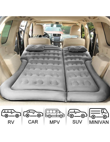 Colchón de Aire SUV SAYGOGO AM-S Inflable 175x130cm Gris