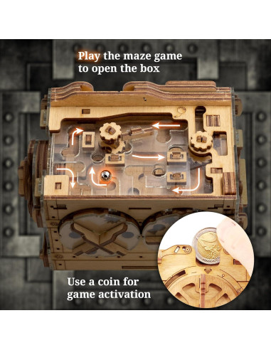 Caja de Rompecabezas A-maze-ing Safe iDventure - 12,45x9,4x7,87cm