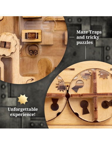 Caja de Rompecabezas A-maze-ing Safe iDventure - 12,45x9,4x7,87cm