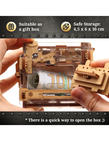 Caja de Rompecabezas A-maze-ing Safe iDventure - 12,45x9,4x7,87cm