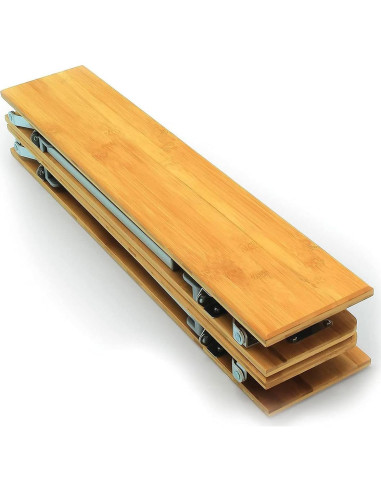 Mesa Plegable de Bambú Camco 64.77 cm Ajustable