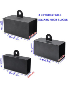 Juego de Agarre de Bloque de Pinza Metal Lights Mountain 4 en 1 2