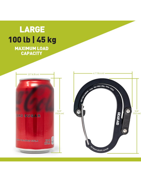 Clip Heroclip Grande GEAR AID para Camping y Organización