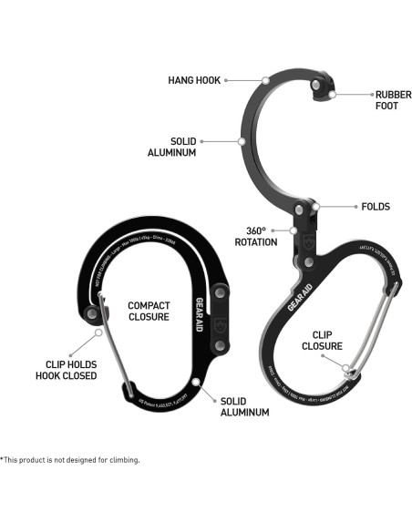 Clip Heroclip Grande GEAR AID para Camping y Organización