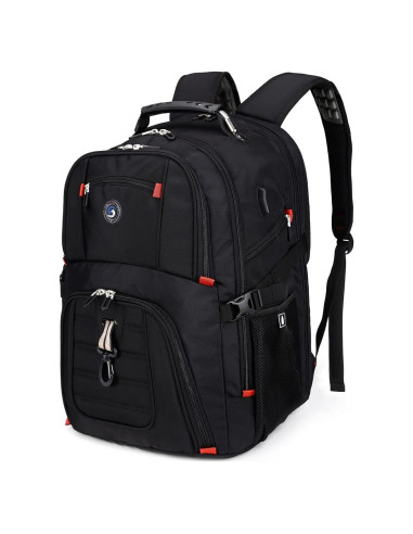 Mochila de Viaje 50L SHRRADOO con Carga USB y 20 Bolsillos