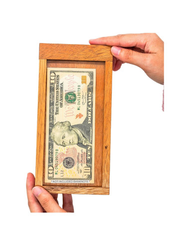 Caja de rompecabezas BSIRI GP364L de madera con secretos