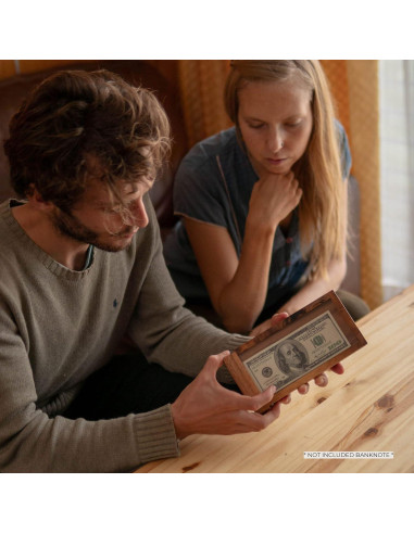 Caja de rompecabezas BSIRI GP364L de madera con secretos