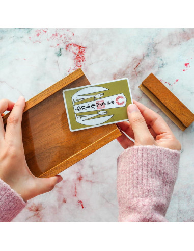 Caja de rompecabezas BSIRI GP364L de madera con secretos