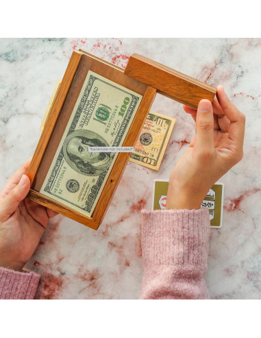 Caja de rompecabezas BSIRI GP364L de madera con secretos