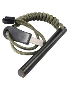 Encendedor de Fuego Bayite 10cm Ferrocerio Paracord