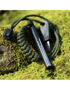 Encendedor de Fuego Bayite 10cm Ferrocerio Paracord 2