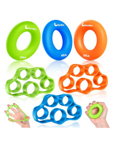 Fortalecedor de Agarre Pnrskter F3 6 PCS Ergonomico