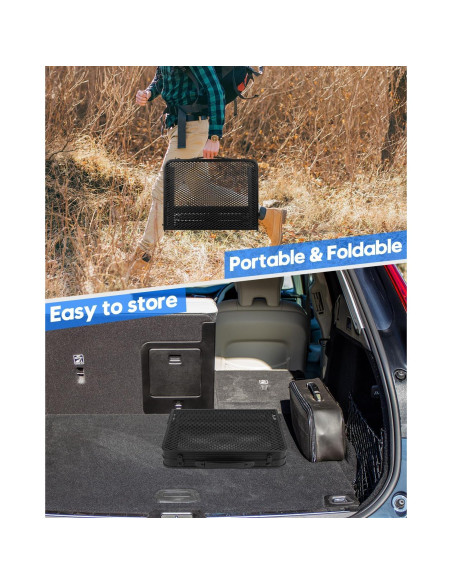 Mesa de Parrilla Plegable MSDADA Aluminio Ajustable 57 cm