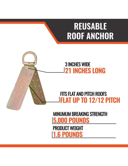 Anclaje de Techo Malta Dynamics A6303 Reutilizable 1,33 kg