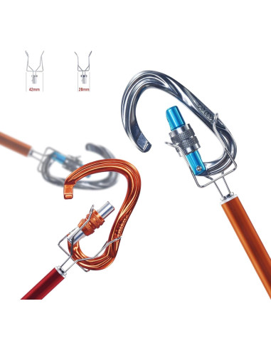 KAILAS Palo Extensible para Escalada 245 cm Azul