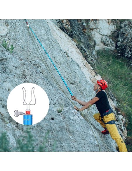 KAILAS Palo Extensible para Escalada 245 cm Azul