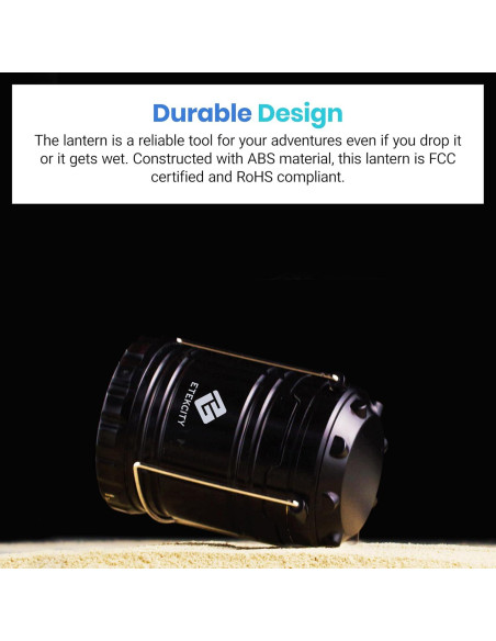 Linterna LED Etekcity CL10 para Camping y Emergencias - 2 Paquete