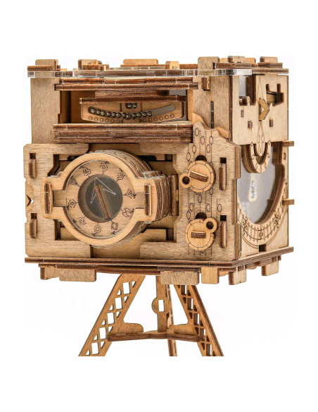 Juego de Escape Room iDventure Cluebox PRO - Cámara de Sherlock - Rompecabezas de Madera 3D